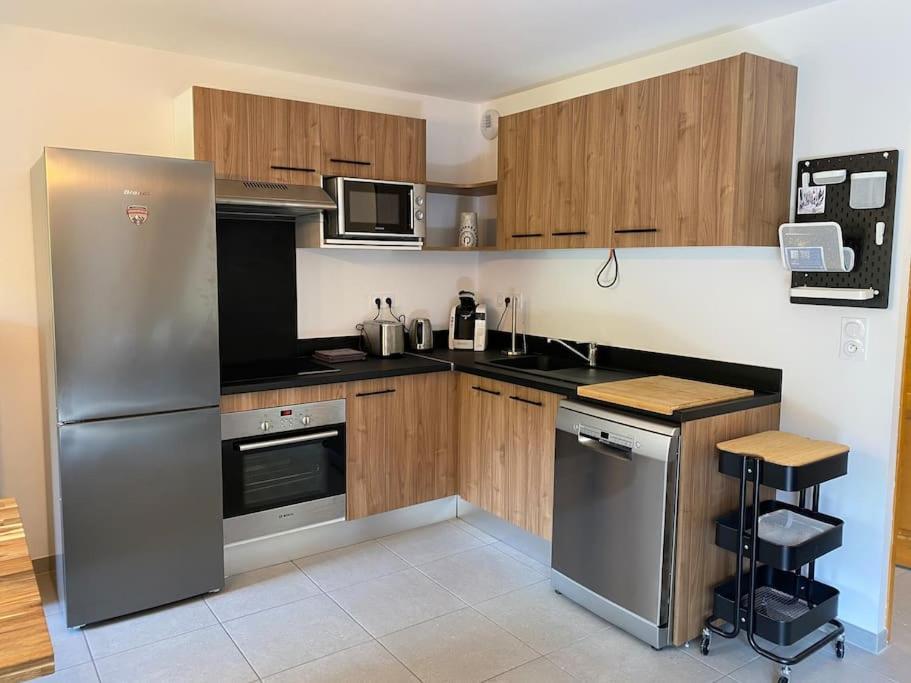 Charmant T4 Duplex Vue Montagne Луданв'єль Екстер'єр фото